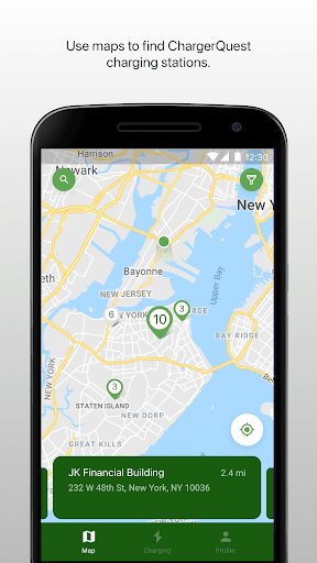 Android application ChargerQuest screenshort