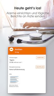 Alarm Medikamenten-Einnahme Screenshot