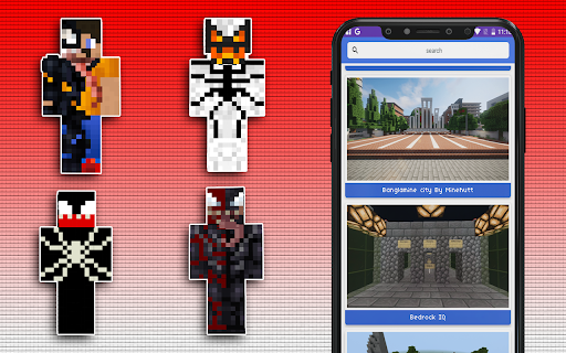 Mod Skin Venom for MCPE
