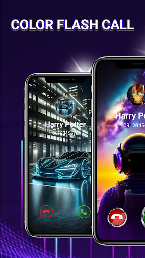 Android application ColorCall: Call screen themes screenshort