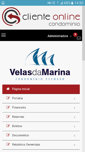 Android application Condomínio Velas da Marina screenshort