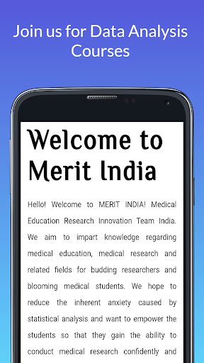 Android application MERIT INDIA screenshort