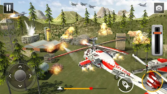 素晴らしい ヒーロー ヘリシューティングゲーム
