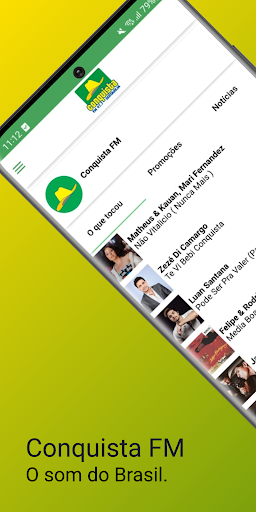Android application Conquista FM screenshort