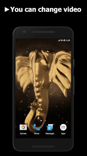 Lord Ganesha 3D Live Wallpaper Screen 2