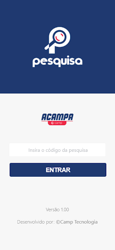 Android application Acampa - Pesquisa screenshort