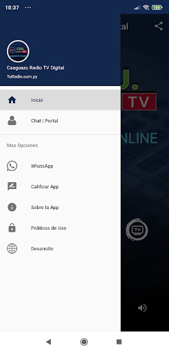 Caaguazu Radio Digital Screen 2