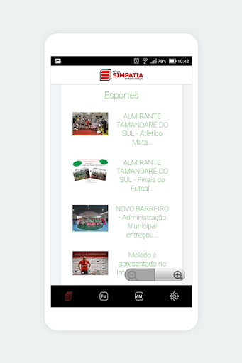 Rádio Simpatia Screen 2