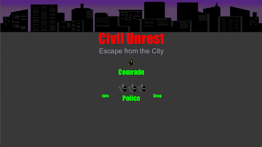 Android application Civil Unrest screenshort