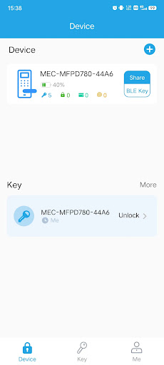 GAF Smart Lock Screen 2