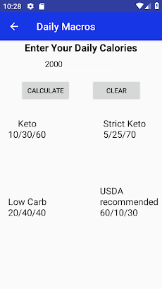 Keto & Macro Calculators + Keto Diet Fast Food Appのおすすめ画像2
