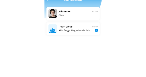 Android application ConnectAroundTourist screenshort