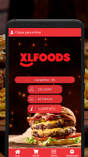 Android application XL Foods Delivery screenshort