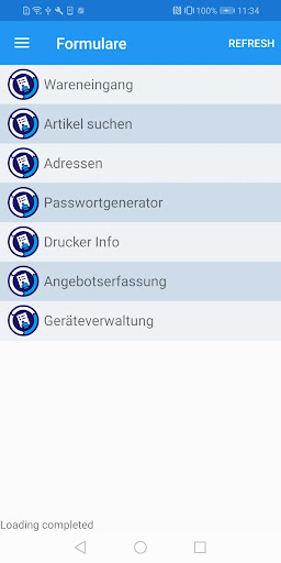 Android application Workflow+ Mobile Forms screenshort