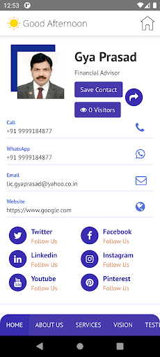 Android application Gya Prasad screenshort