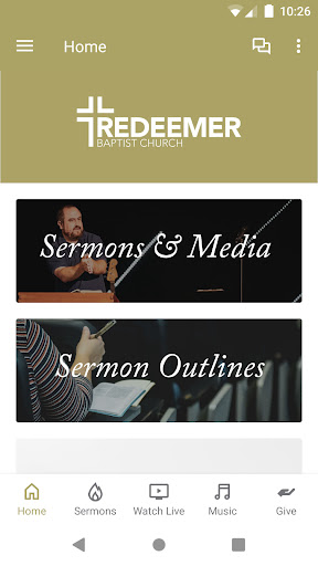 Android application Redeemer Olive Branch screenshort