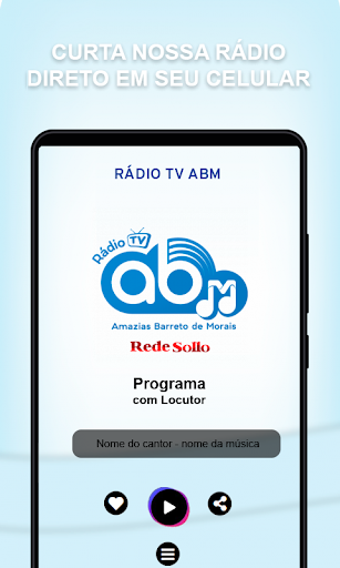 Android application Rádio TV ABM screenshort