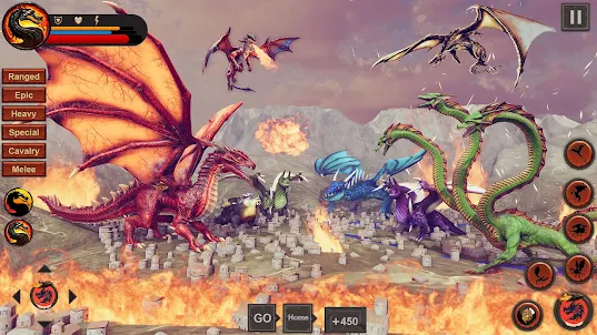 Dragon Battle Simulator Games