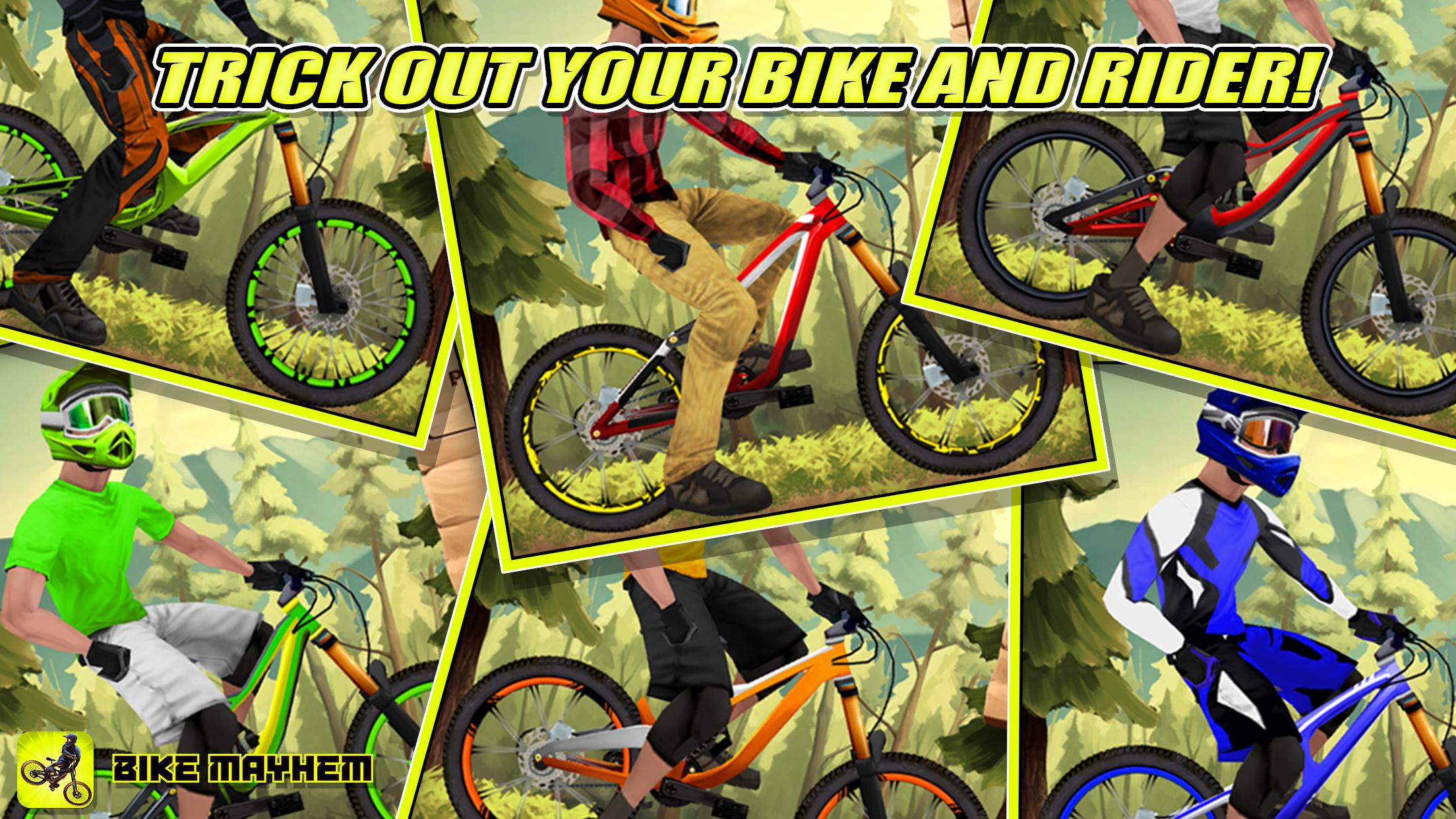 Android application Bike Mayhem Mountain Racing screenshort