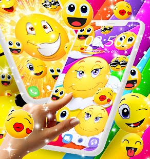 Emoji live wallpaper Screenshot