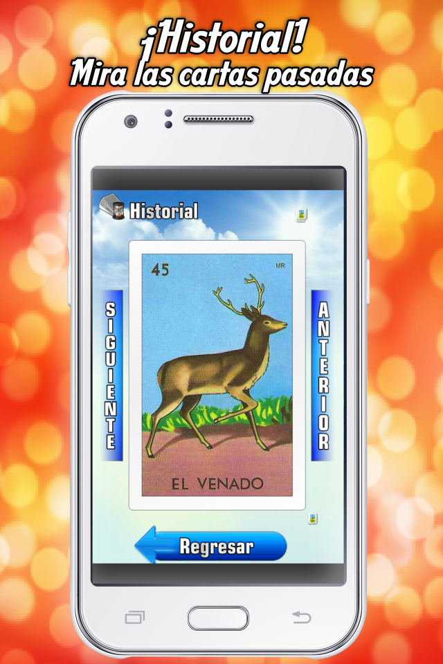 Android application Baraja de Lotería Mexicana screenshort