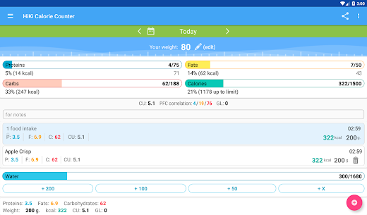 Calorie Counter HiKi MOD APK (PRO Unlocked) Download 9