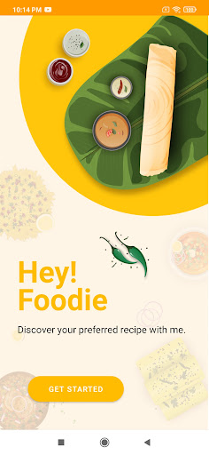 Android application Recipe screenshort
