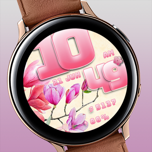 Feminine Watchface BeFlower FL logo