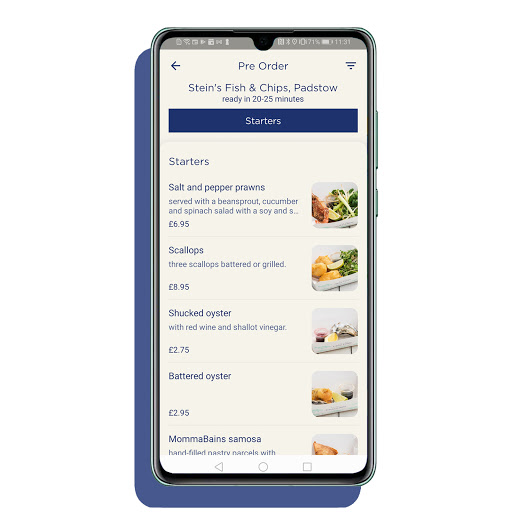 Android application Rick Stein screenshort