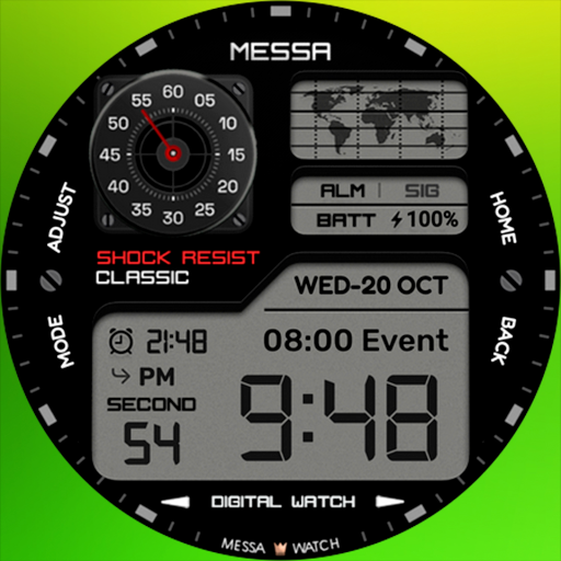 Messa Watch Face Digital DW22