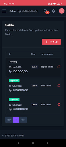 EzChat Screen 2