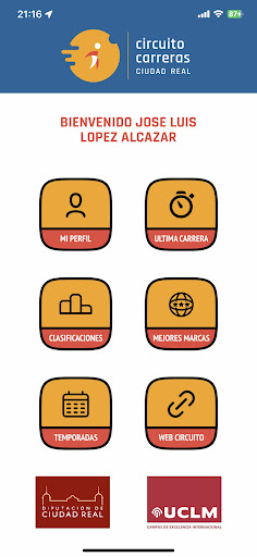 Android application Circuito de Carreras de CR screenshort
