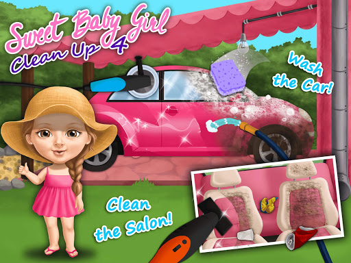 Sweet Baby Girl Cleanup 4 - House, Pool & Stable  screenshots 21