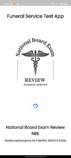 Android application FUNERAL SERVICE EXAM screenshort