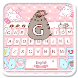 Lovely Cute Pink Cat Keyboard icon