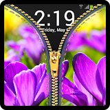 Zipper Lock Screen Flower icon