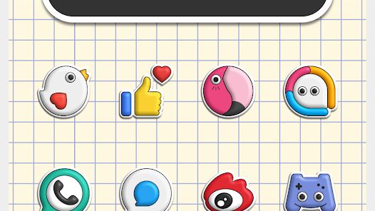 Poppin icon pack APK Download Free v2.3.4 (Patched) Gallery 1