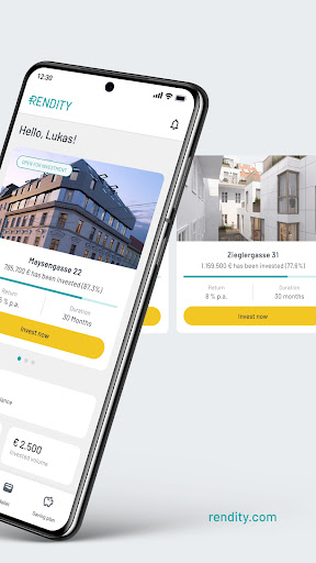 Rendity real estate investment Screen 2