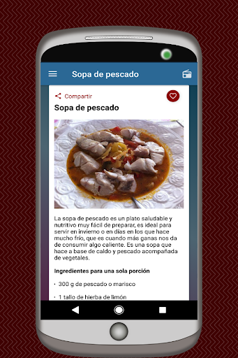 Recetas de Sopas y Caldos Screen 3