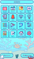 screenshot of Ocean Friends Theme