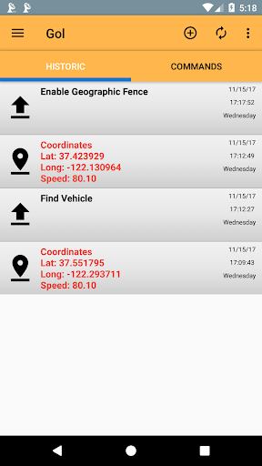 Android application My GPS Tracker Free screenshort