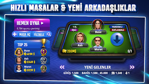 101 Yüzbir Okey Extra 2.0.3 screenshots 4