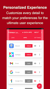 Fisheye Launcher screenshot 7
