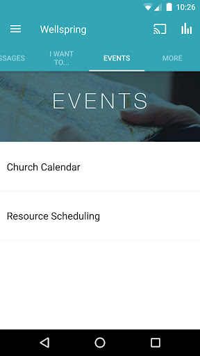 Wellspring App Screen 3