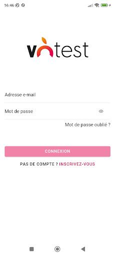 Android application Votest screenshort