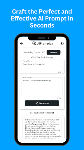 Android application AiPromptex - Ai Prompt Writer screenshort