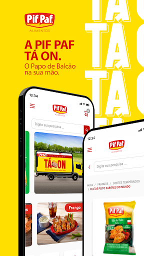 Android application Pif Paf: Compras Online screenshort