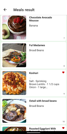 Discover Meals Screen 2