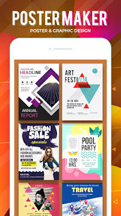 Poster Maker : Graphic Design, Banner, Flyer Maker for pc screenshots 1
