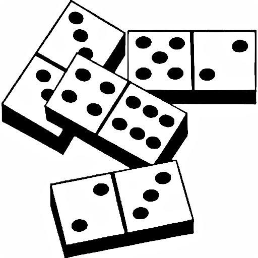 Dominoes game logo